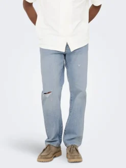 Hot ONSEDGE Mid rise Straight fit Jeans Jeans|Jeans