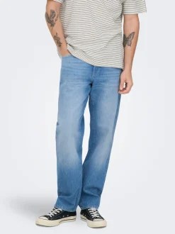 Hot ONSEDGE Mid rise Straight fit Jeans Jeans|Jeans