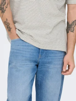 Hot ONSEDGE Mid rise Straight fit Jeans Jeans|Jeans