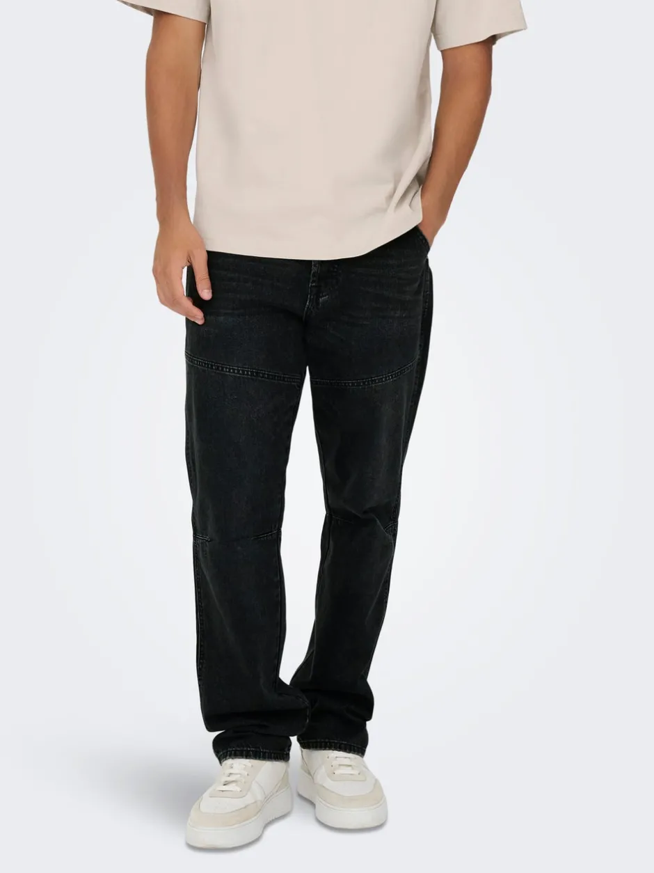 ONSEDGE Mid rise Straight fit Jeans Jeans|Jeans
