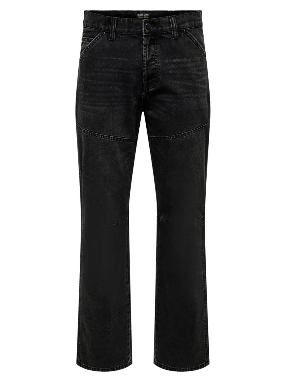 ONSEDGE Mid rise Straight fit Jeans Jeans|Jeans