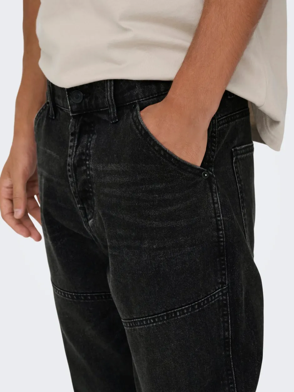 ONSEDGE Mid rise Straight fit Jeans Jeans|Jeans