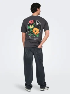 Hot ONSFADE Høj talje Loose fit Jeans Jeans|Jeans