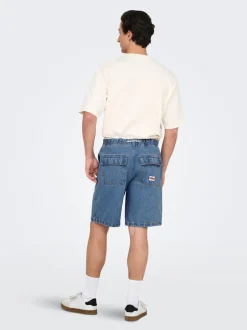 Clearance ONSFADE Mellemhøj talje Loose fit Cargoshorts Shorts