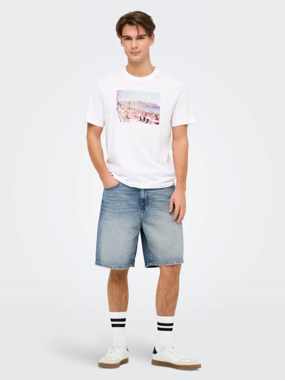 Hot ONSFADE Mellemhøj talje Loose fit Shorts Shorts