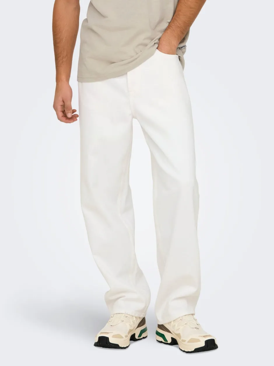 Hot ONSFADE Mellemhøj talje Loose fit Jeans Jeans|Jeans