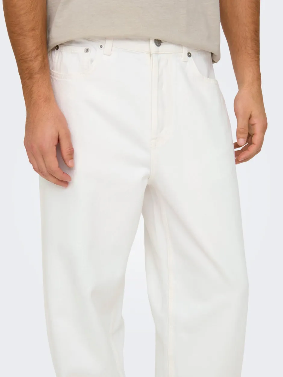 Hot ONSFADE Mellemhøj talje Loose fit Jeans Jeans|Jeans