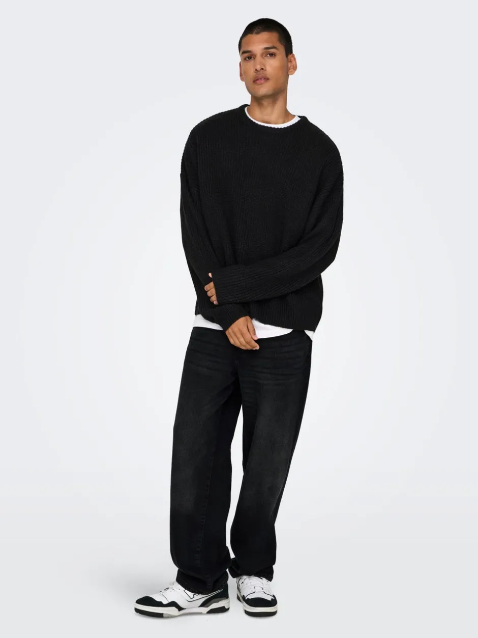 Best ONSFADE Mellemhøj talje Loose fit Jeans Jeans|Jeans