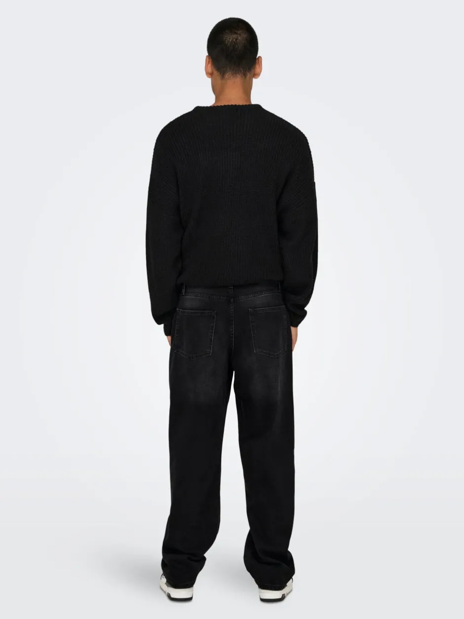 Best ONSFADE Mellemhøj talje Loose fit Jeans Jeans|Jeans