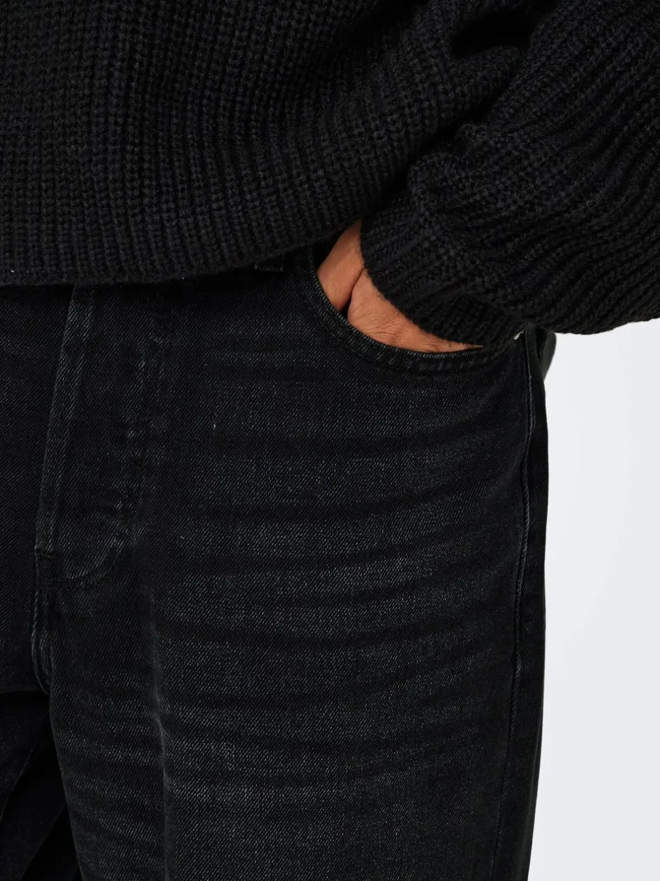 Best ONSFADE Mellemhøj talje Loose fit Jeans Jeans|Jeans