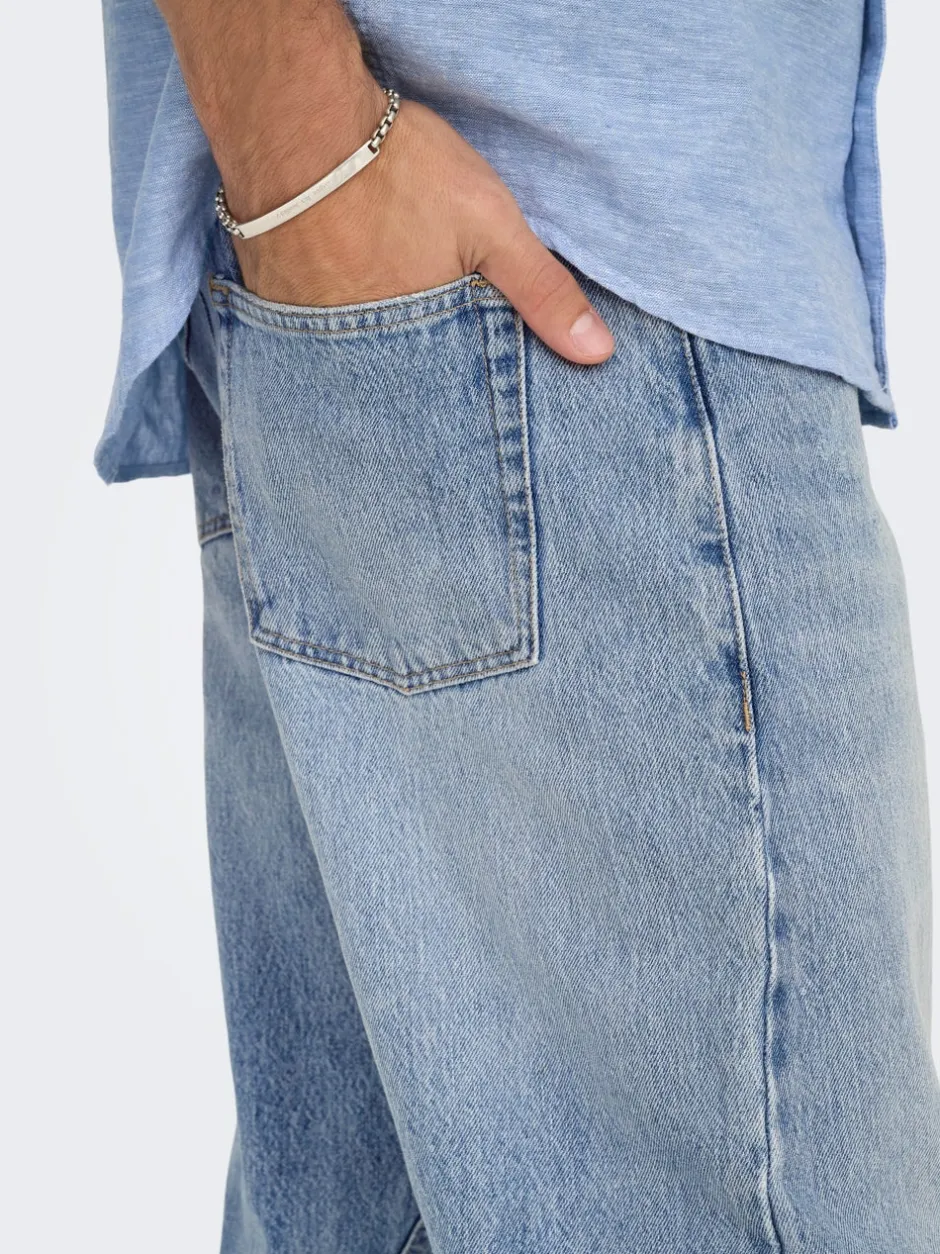 Clearance ONSFADE Mellemhøj talje Loose fit Jeans Jeans|Jeans