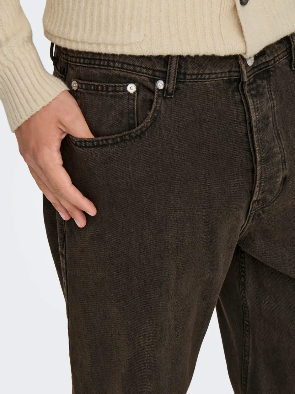 Outlet ONSFADE Mid rise Loose fit Jeans Jeans|Jeans