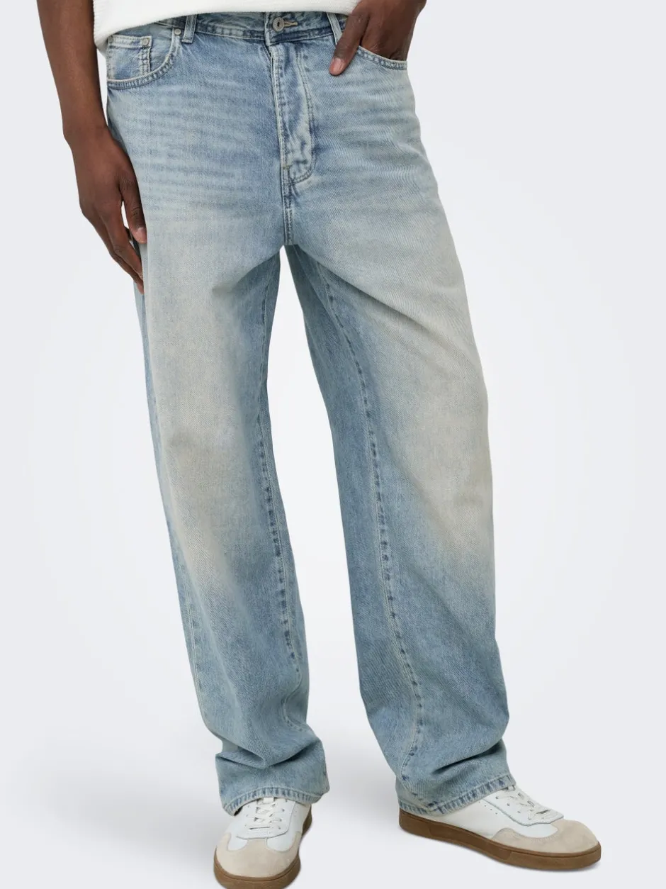 Outlet ONSFADE Mid rise Loose fit Jeans Jeans|Jeans