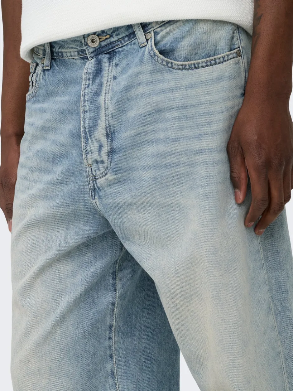Outlet ONSFADE Mid rise Loose fit Jeans Jeans|Jeans