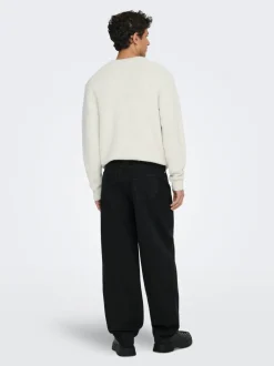 Hot ONSFIVE Mid rise Baggy fit Jeans Jeans|Jeans