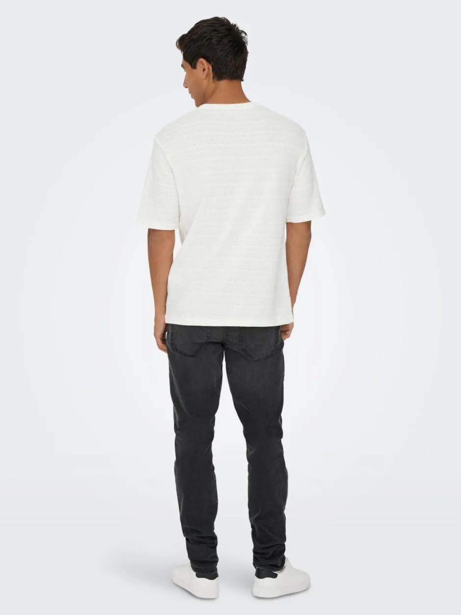 Sale ONSGIVO Strikket top Strik|T-Shirts