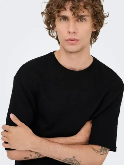 Sale ONSGIVO Strikket top Strik|T-Shirts