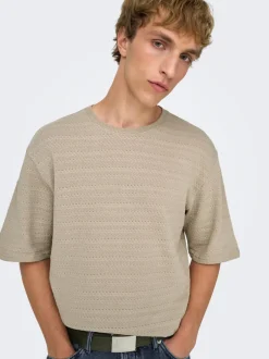 Outlet ONSGIVO Strikket top Strik|T-Shirts