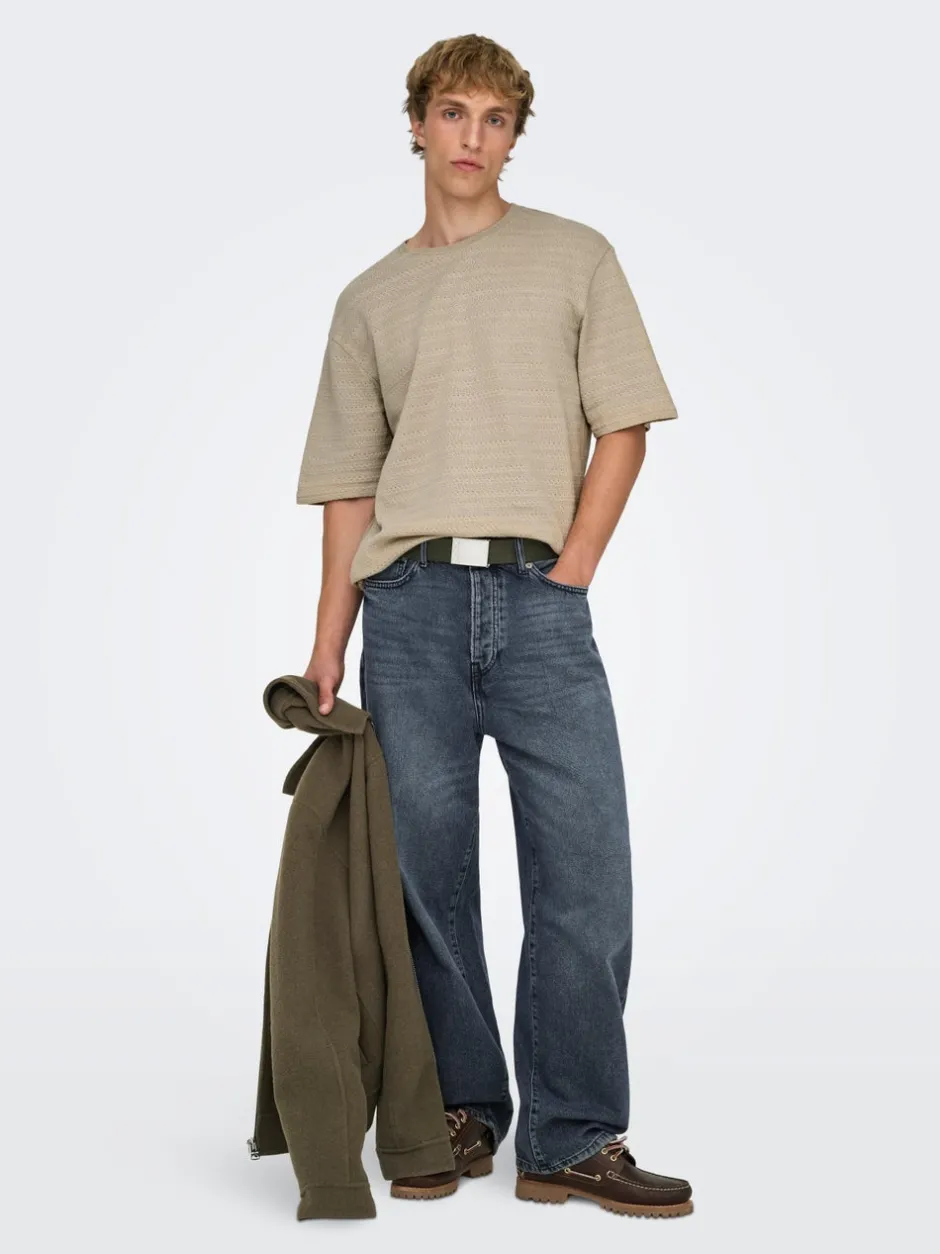 Outlet ONSGIVO Strikket top Strik|T-Shirts