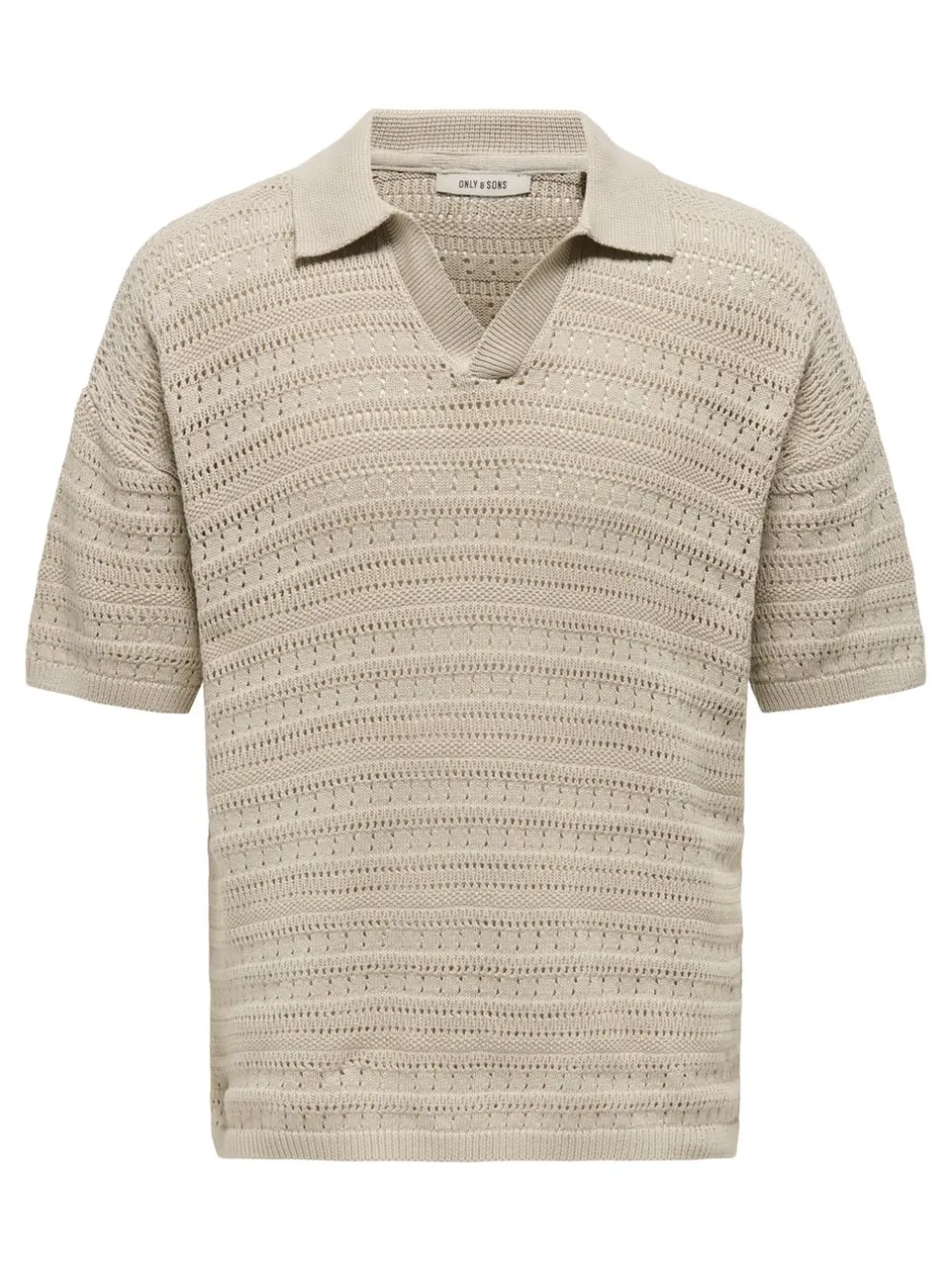 Clearance ONSGRAYSON Strikket poloshirt Strik|T-Shirts