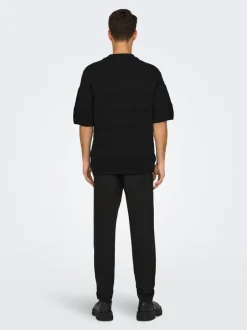 Sale ONSGRAYSON Strikket poloshirt Strik|T-Shirts