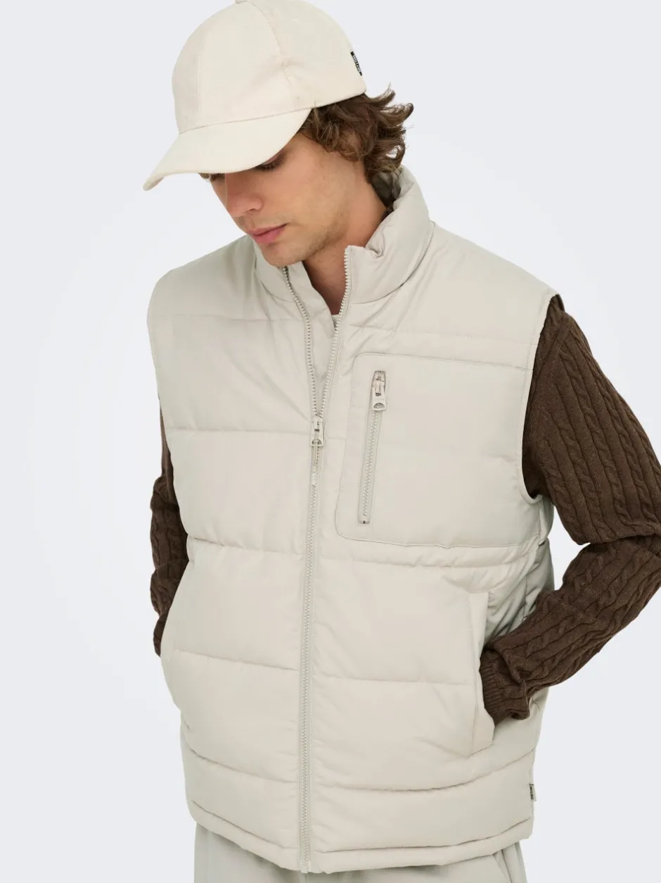 Sale ONSJAKE Quiltet vest Jakker Og Frakker