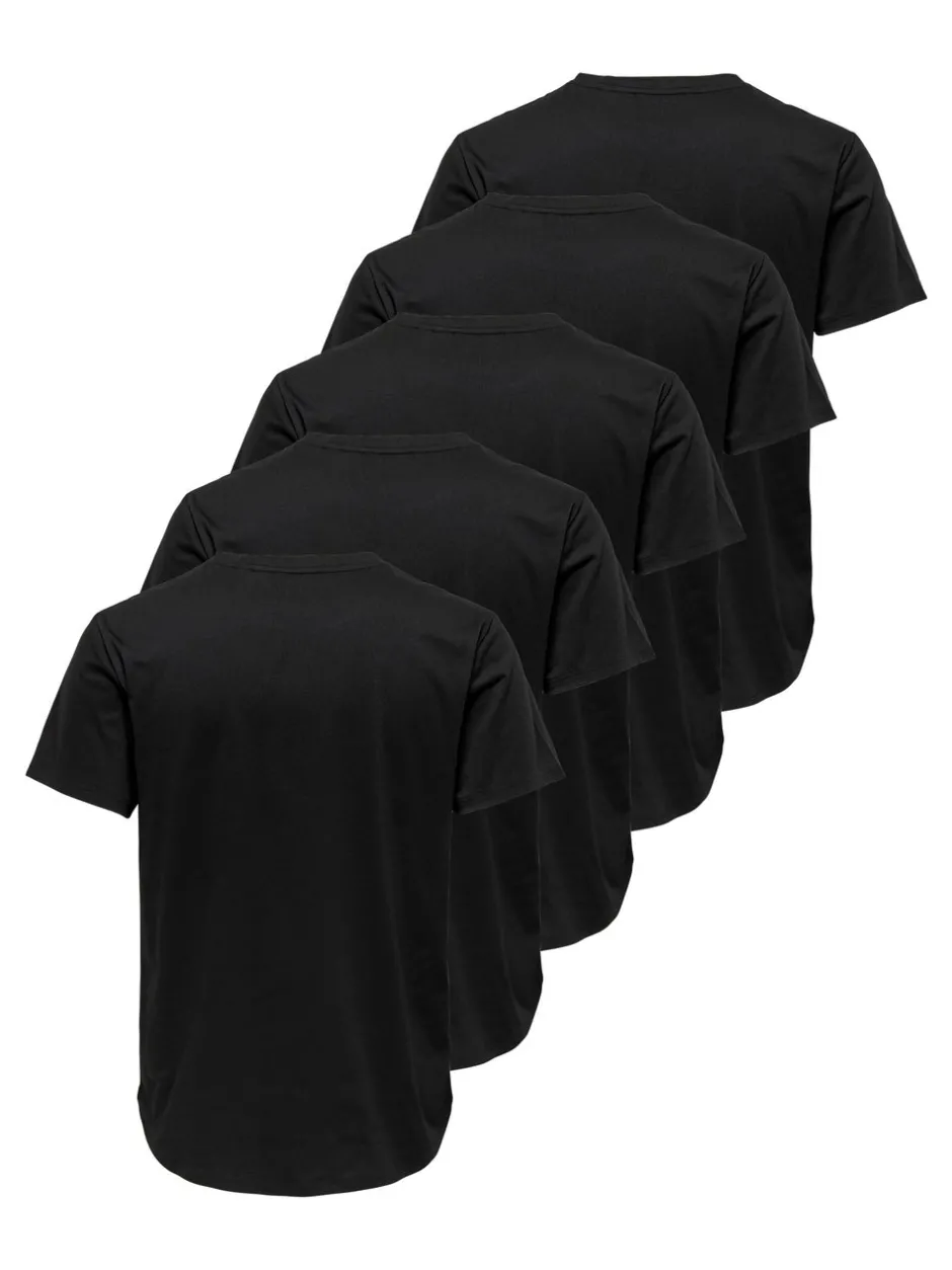 Clearance ONSJEFF 5-pack T-shirt T-Shirts