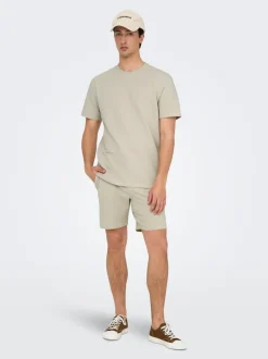 Hot ONSKIAN Mellemhøj talje Straight fit Shorts Shorts