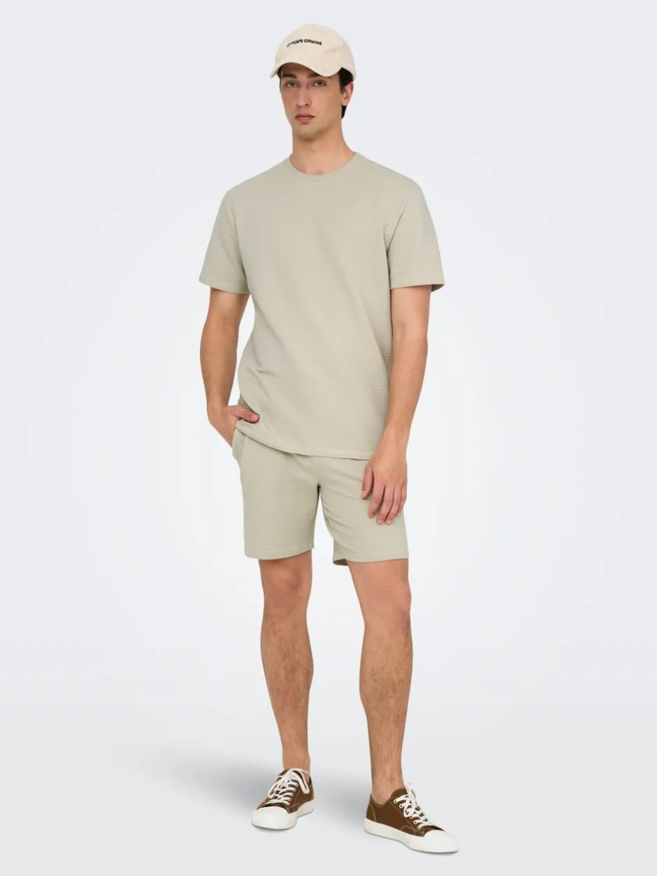 Hot ONSKIAN Mellemhøj talje Straight fit Shorts Shorts