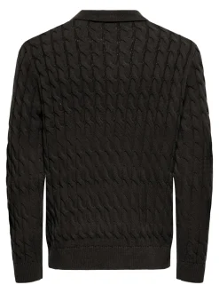 Online ONSKICKER Strikket poloshirt Strik