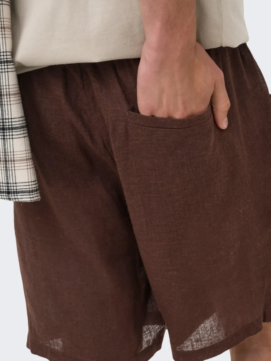 Online ONSLAURENCE Regular fit Hør Shorts Shorts