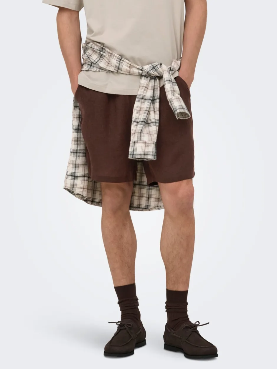 Online ONSLAURENCE Regular fit Hør Shorts Shorts