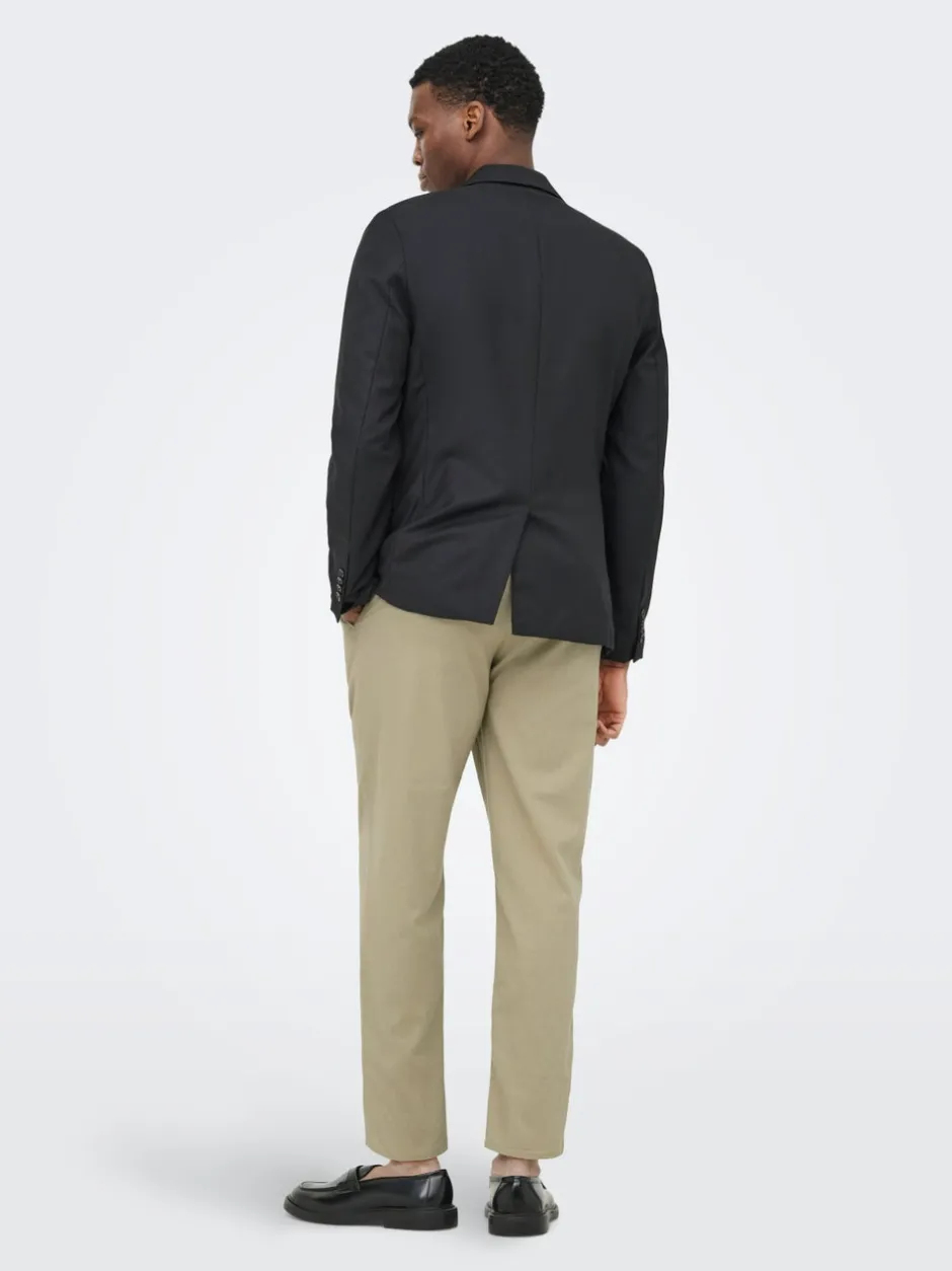 Hot ONSLEO Tapered fit - cropped Hør Chinobukser Bukser