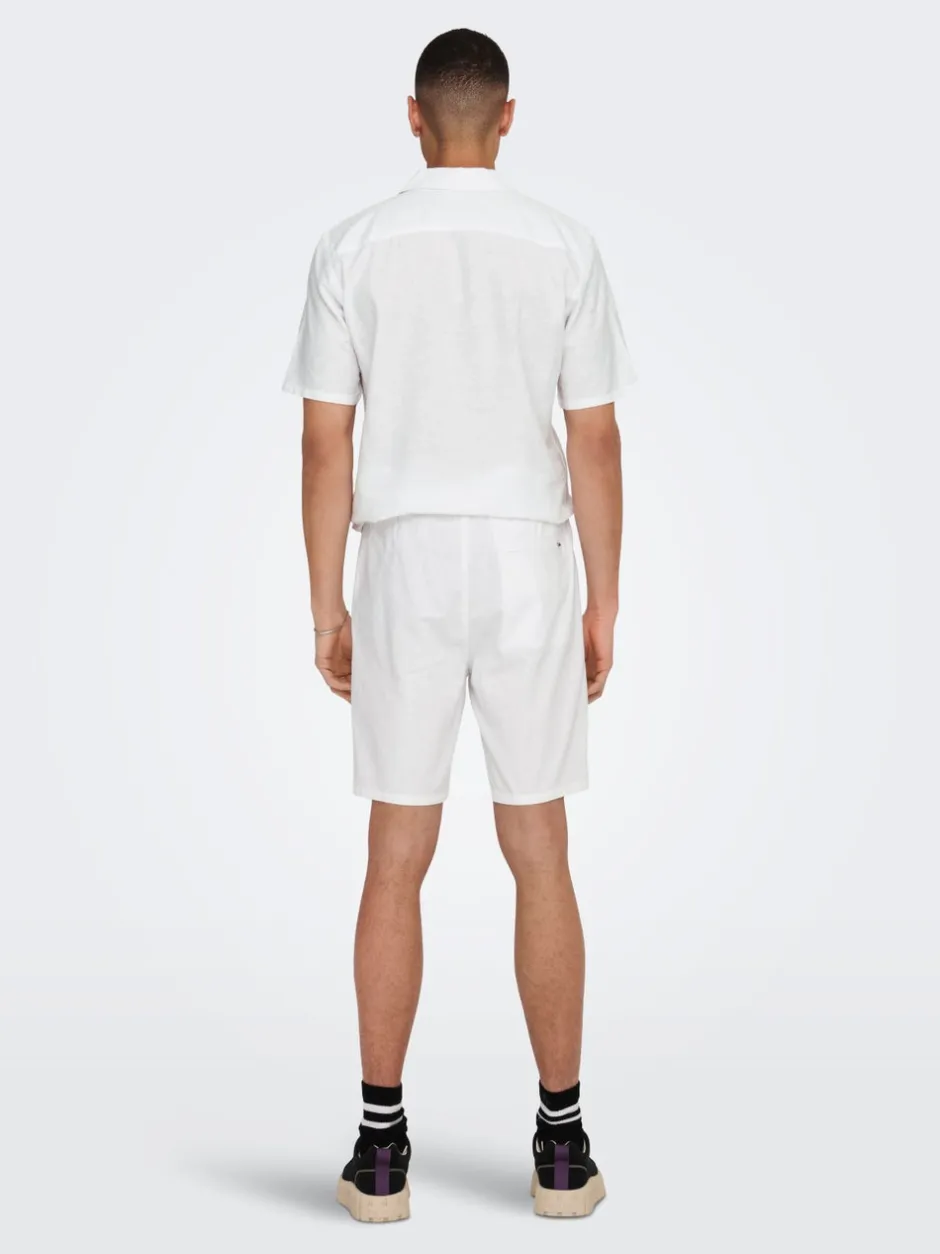 Sale ONSLINUS Regular fit Hør Shorts Shorts