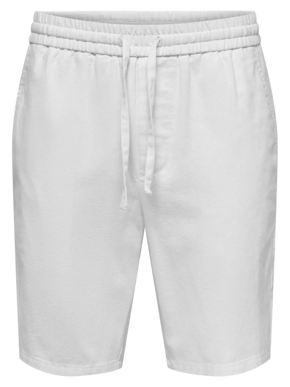 Sale ONSLINUS Regular fit Hør Shorts Shorts
