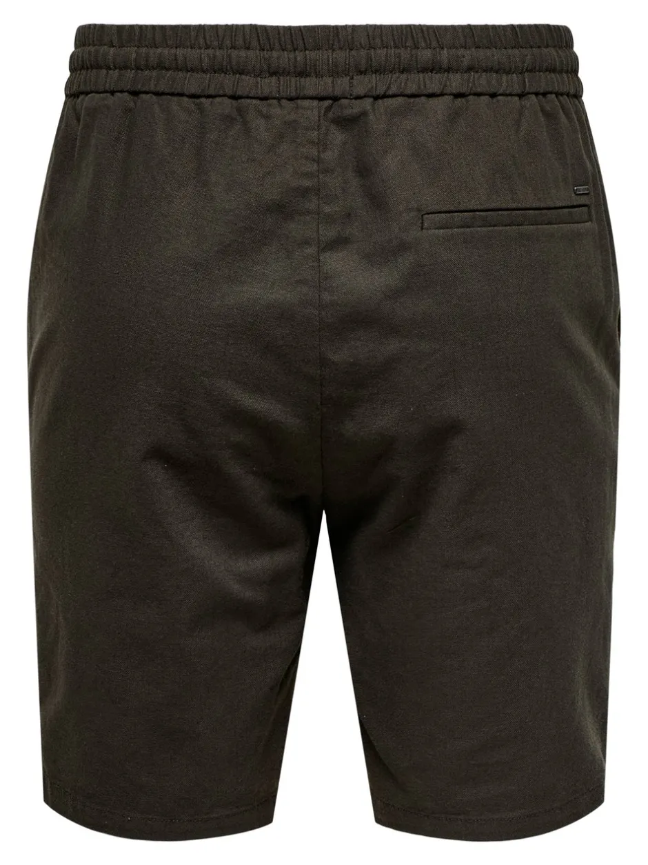 Clearance ONSLINUS Regular fit Hør Shorts Shorts