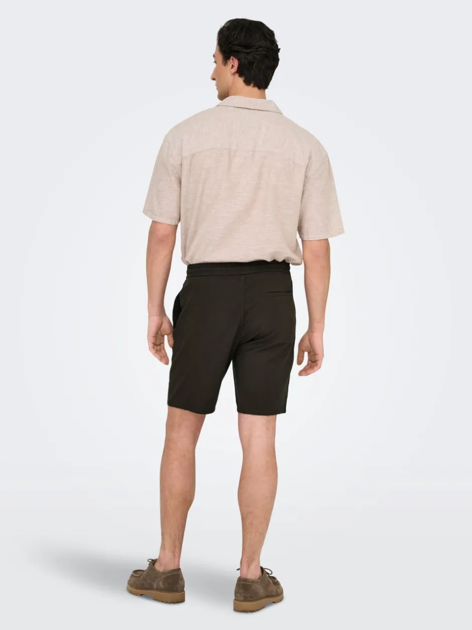 Clearance ONSLINUS Regular fit Hør Shorts Shorts
