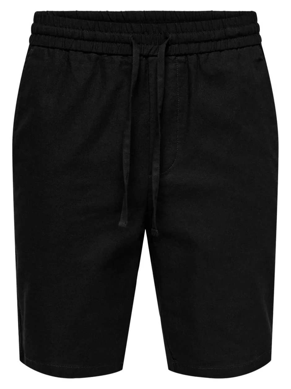 Clearance ONSLINUS Regular fit Hør Shorts Shorts