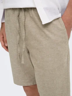 Outlet ONSLINUS Regular fit Hør Shorts Shorts
