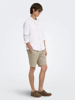 Outlet ONSLINUS Regular fit Hør Shorts Shorts