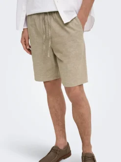 Outlet ONSLINUS Regular fit Hør Shorts Shorts