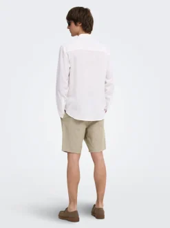 Outlet ONSLINUS Regular fit Hør Shorts Shorts