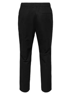 Sale ONSLINUS Tapered fit Hør Joggingbukser Bukser