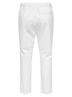 Best ONSLINUS Tapered fit Hør Joggingbukser Bukser
