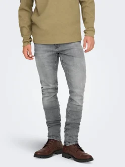 Best ONSLOOM Lav talje Slim fit Jeans Jeans|Jeans