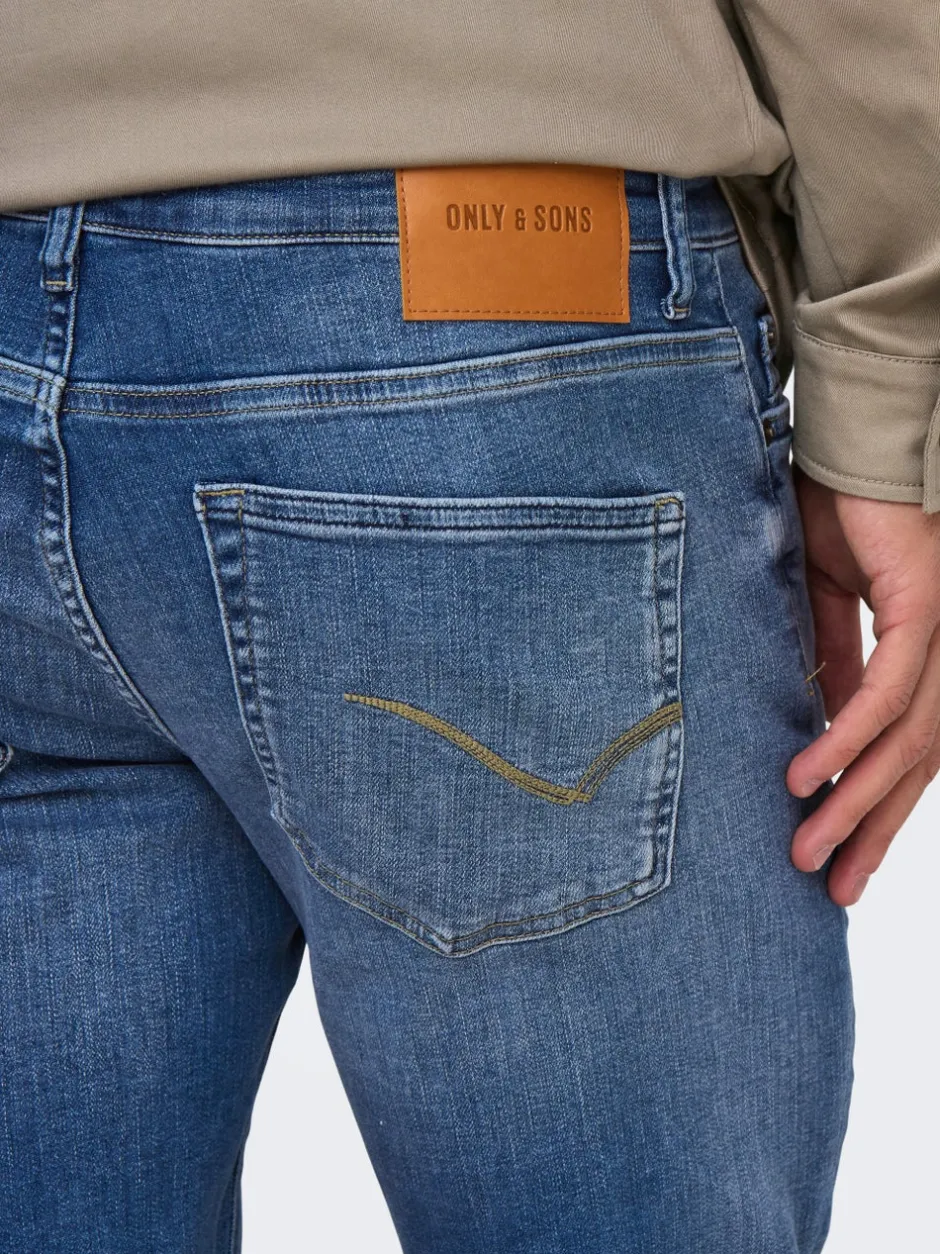 Best ONSLOOM Lav talje Slim fit Jeans Jeans|Jeans