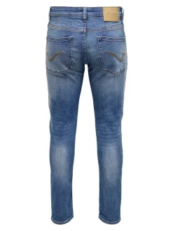 Best ONSLOOM Lav talje Slim fit Jeans Jeans|Jeans