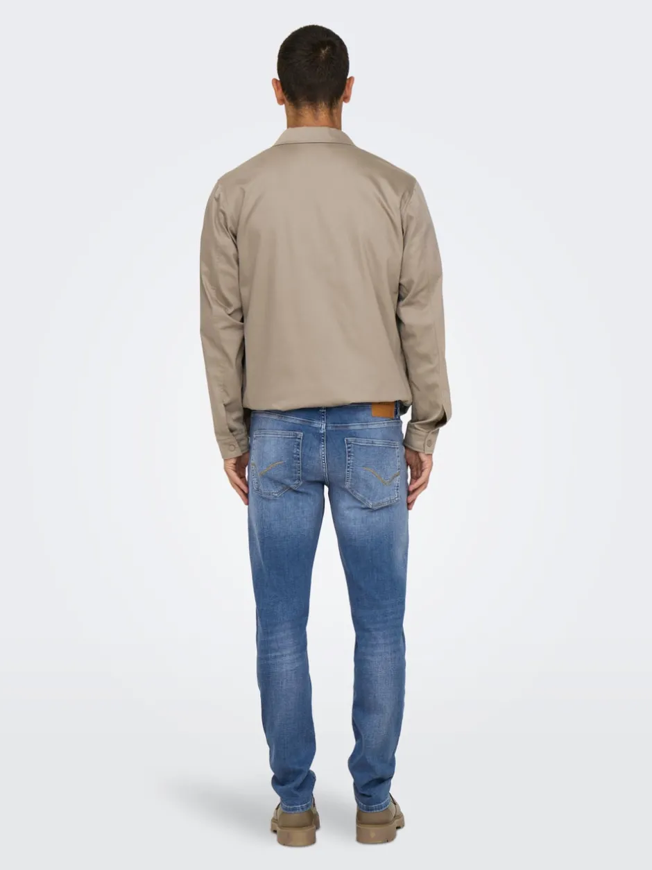 Best ONSLOOM Lav talje Slim fit Jeans Jeans|Jeans