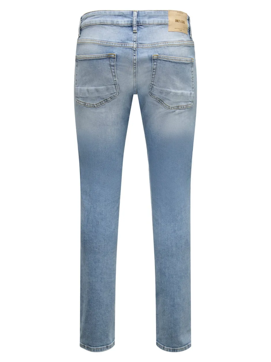 Best ONSLOOM Lav talje Slim fit Jeans Jeans|Jeans