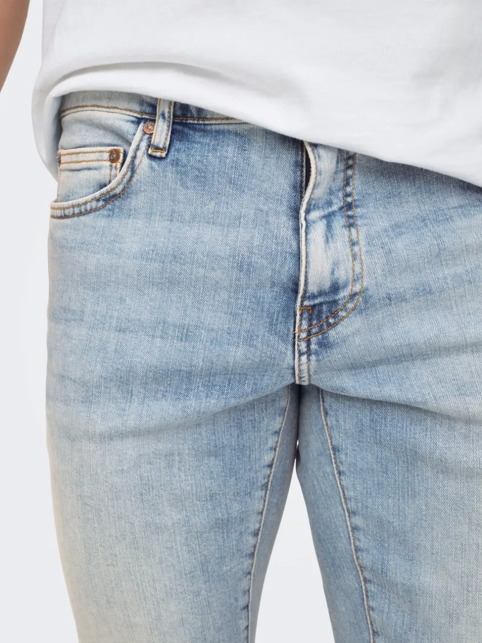 Best ONSLOOM Lav talje Slim fit Jeans Jeans|Jeans